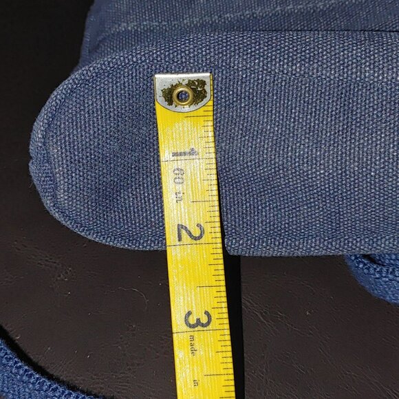 Travelon Blue Crossbody Bag RFID Blocking Anti Theft Heritage Small Cotton - Picture 3 of 8